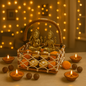 Handcrafted Jute Rope Basket – Rustic Storage & Gift Hamper